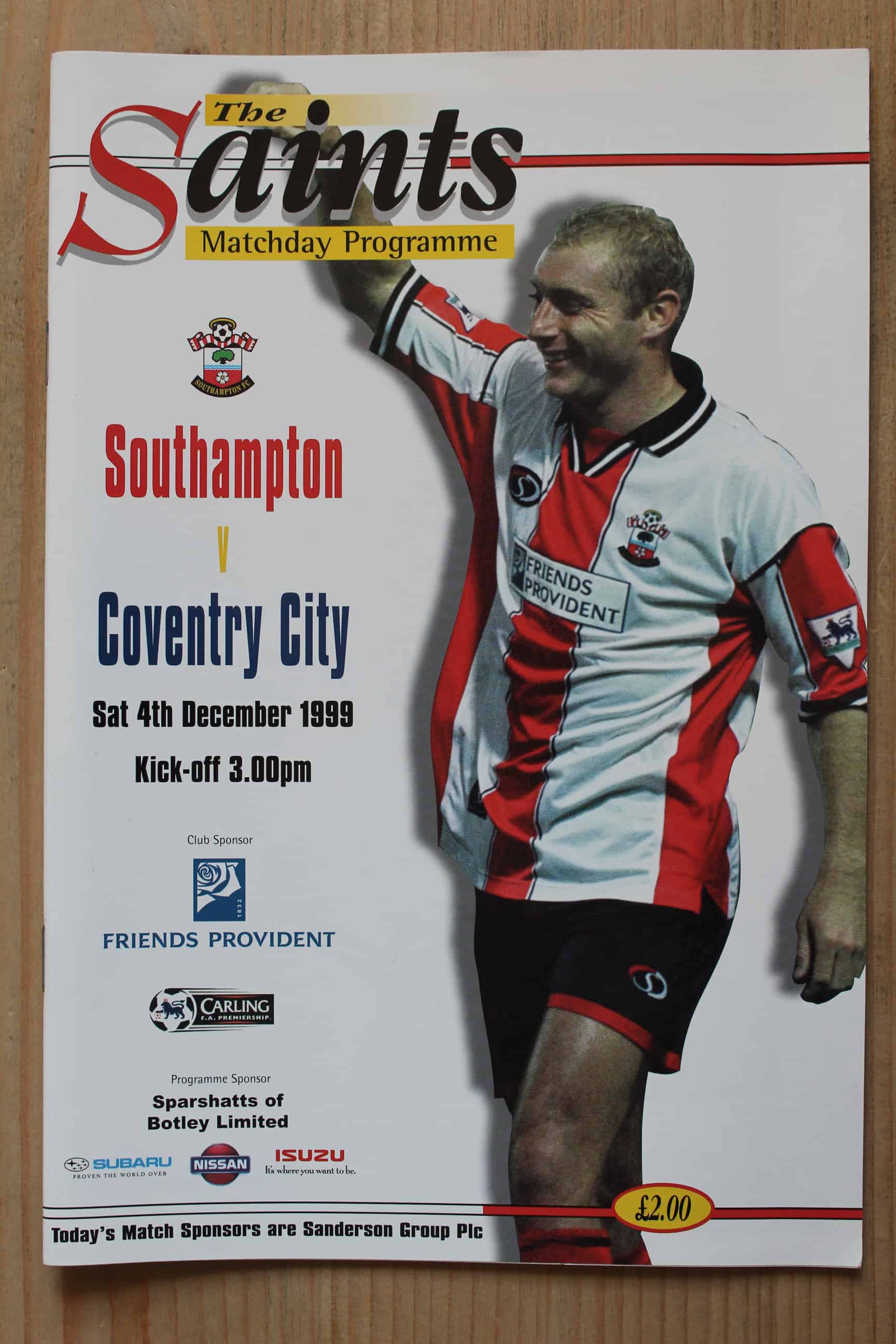 Southampton FC v Coventry City FC